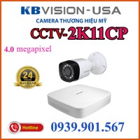 Lắp Đặt Trọn Bộ 1 Camera Quan Sát KBVISION CCTV -2K11CP