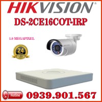 Lắp đặt trọn bộ 1 camera quan sát HIKVISION DS-2CE16C0T-IRP