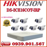 Lắp đặt trọn bộ 07 camera quan sát HIKVISION DS-2CE16C0T-IRP