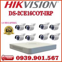 Lắp đặt trọn bộ 08 camera quan sát HIKVISION DS-2CE16C0T-IRP