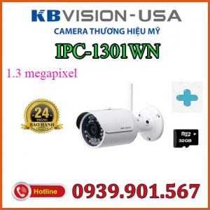 Camera IP hồng ngoại không dây 1.3 Megapixel KBVISION KX-1301WN
