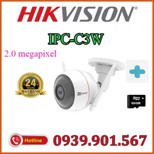 Camera IP hồng ngoại không dây 2.0 Megapixel EZVIZ C3W 1080P 