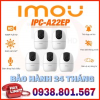 LẮP ĐẶT TRỌN BỘ 5 CAMERA QUAN SÁT IMOU CCTV-A22EP