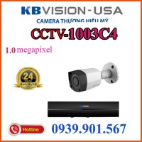 Trọn Bộ 1 Camera Quan Sát  KBvision CCTV-1003C4