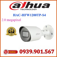 Camera KIM LOẠI NGOÀI TRỜI 2.0 Megapixel DAHUA HAC-HFW1200TP-S4