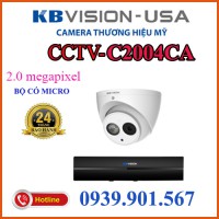 Lắp đặt trọn bộ 1 camera quan sát KBVISION CCTV-C2004CA