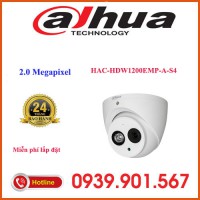 Camera Dome TÍCH HỢP ÂM THANH hồng ngoại 2.0 Megapixel DAHUA HAC-HDW1200EMP-A-S4