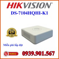 Đầu ghi hình Hybrid TVI-IP 4 kênh TURBO 4.0 HIKVISION DS-7104HQHI-K1