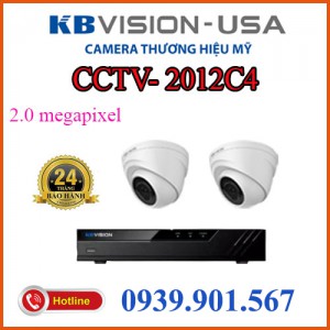 Lắp đặt trọn  bộ 02 camera quan sát CCTV-2012c4