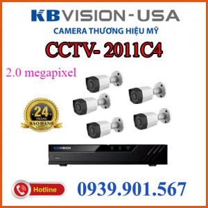 Lắp trọn bộ 5 camera quan sát CCTV-2011C4