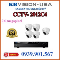 Lắp trọn bộ 5 camera quan sát CCTV-2012C4
