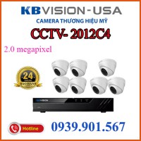 Lắp trọn bộ 7 camera quan sát CCTV-2012C4