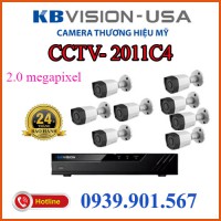 Lắp trọn bộ 8 camera quan sát CCTV-2011C4