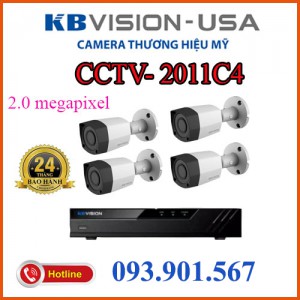 Lắp trọn bộ 4 camera quan sátCCTV-2011C4