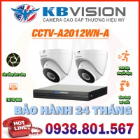 LẮP ĐẶT TRỌN BỘ 02 CAMERA IP QUAN SÁT KBVISION CCTV-A2012WN-A